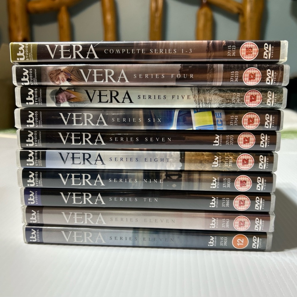 DVD Vera TV Series 1-11 British Detective Crime Drama ITV ~ REGION 2